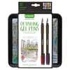 Crayola Detailing Stick Gel Pen, Medium 1mm, Assorted Ink, Black Barrel, PK20 586503